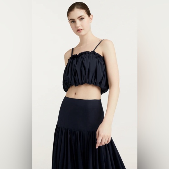 cinq a sept Tops - NWOT Cinq a Sept Ivee Top Black, XL